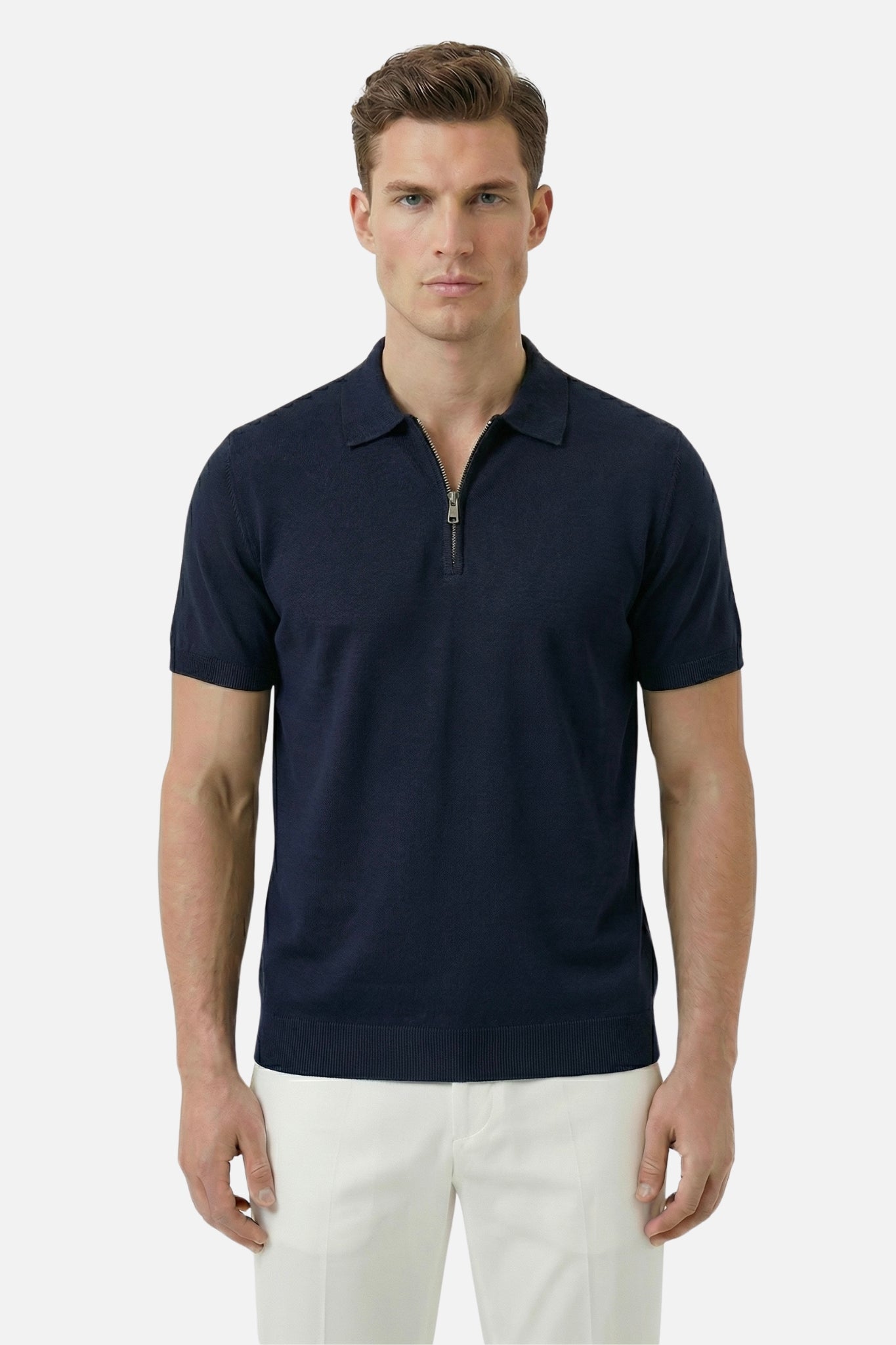 Monaco Zip Polo
