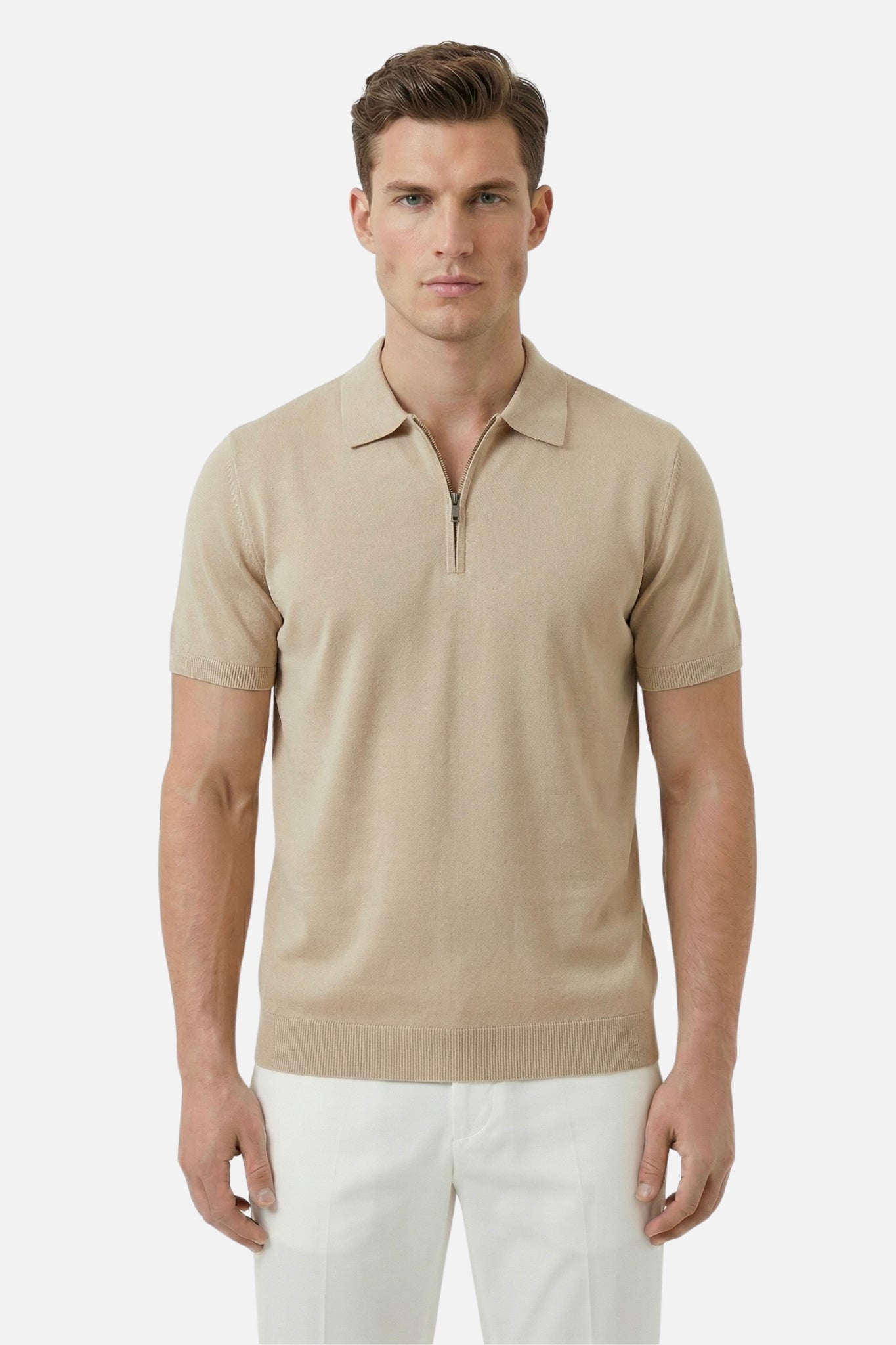 Monaco Zip Polo