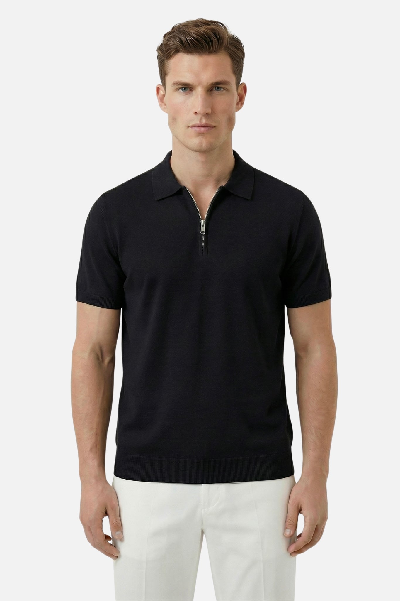 Monaco Zip Polo